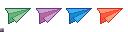 Construction paper airplanes concept